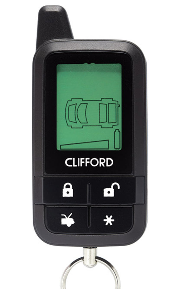 Clifford 7345X 2-Way LCD 4-Button Responder Replacement Remote