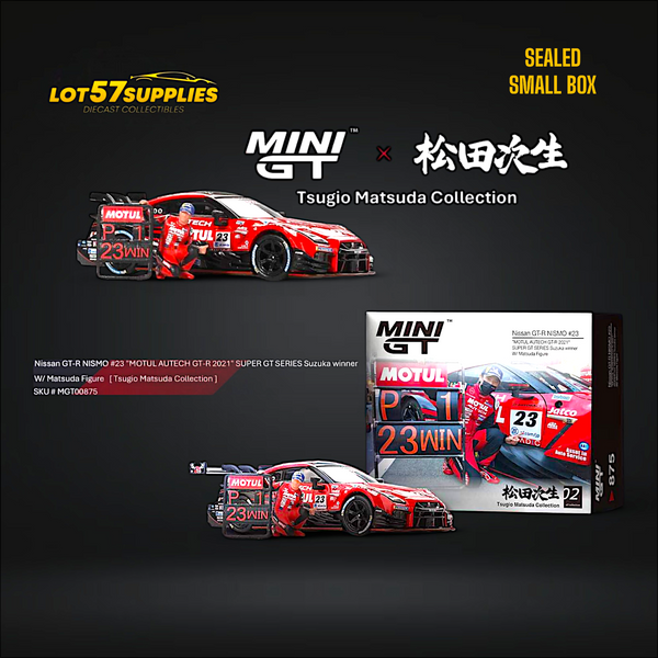 NISMO MOTUL AUTECH GT-R メカボックス 23 Mini GT 1:64 Nissan GT-R NISMO #23 “MOTUL AUTECH GT-R 2021