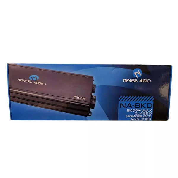 Nemesis Audio NA-8KD 8000W Max Monoblock 1-Ohm Stable Class-D Car
