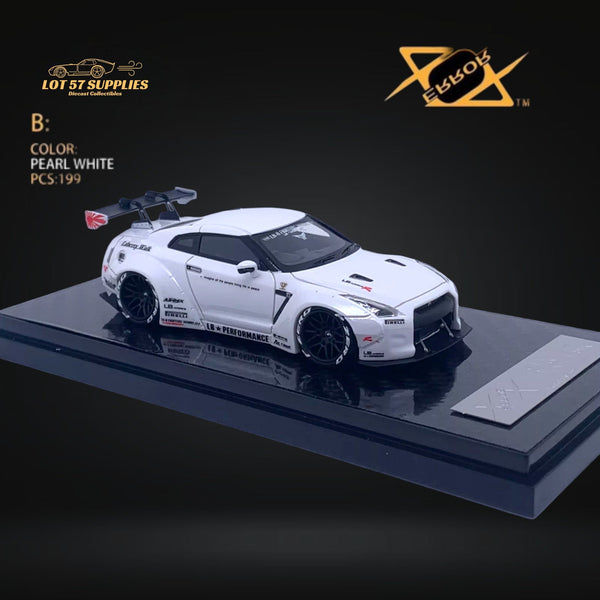Error404 LB-Works Skyline GT-R R35 Pearl White 1:64 – East Car Audio