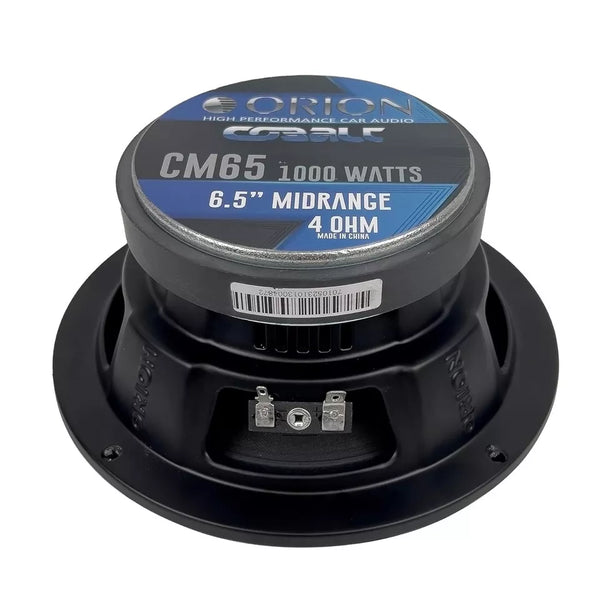 Orion CM65 Cobalt Series 1000W Max 4-Ohm Car Audio Midrange