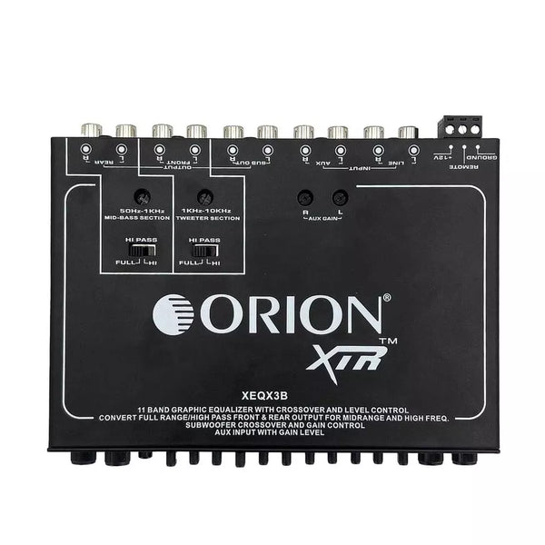 Orion XEQ-X3B 11-Band Parametric Equalizer w/ Crossover and Level