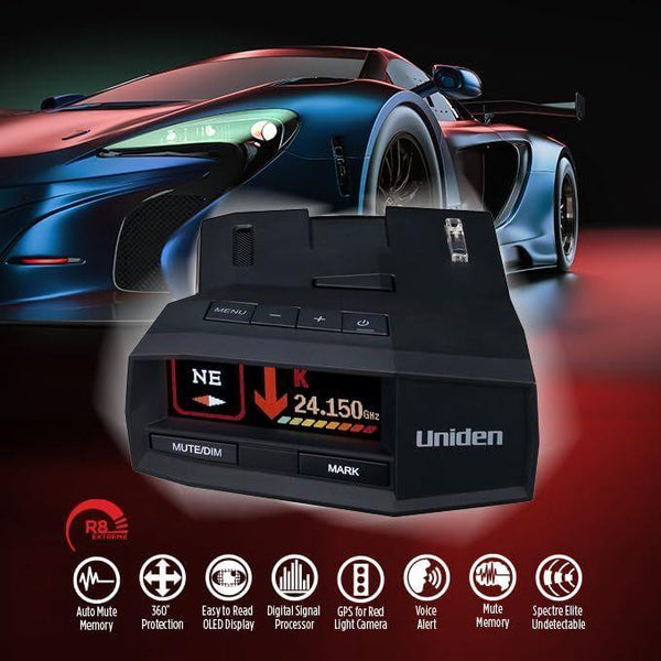 Uniden R8 Radar Detector East Car Audio