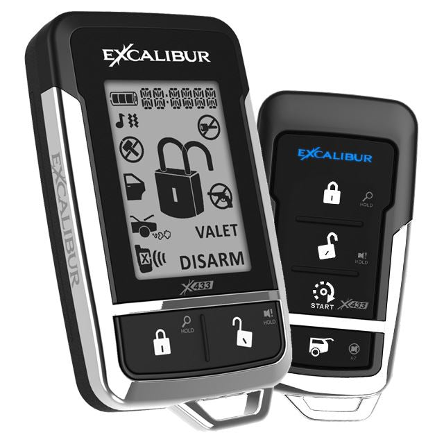 Excalibur AL-1870-3DB Deluxe LCD 2-Way Vehicle Security & Remote