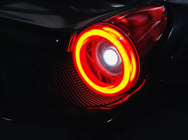 AlphaRex 10-15 Ferrari 458 NOVA-Series Prismatic LED Tail Lights - Smo ...