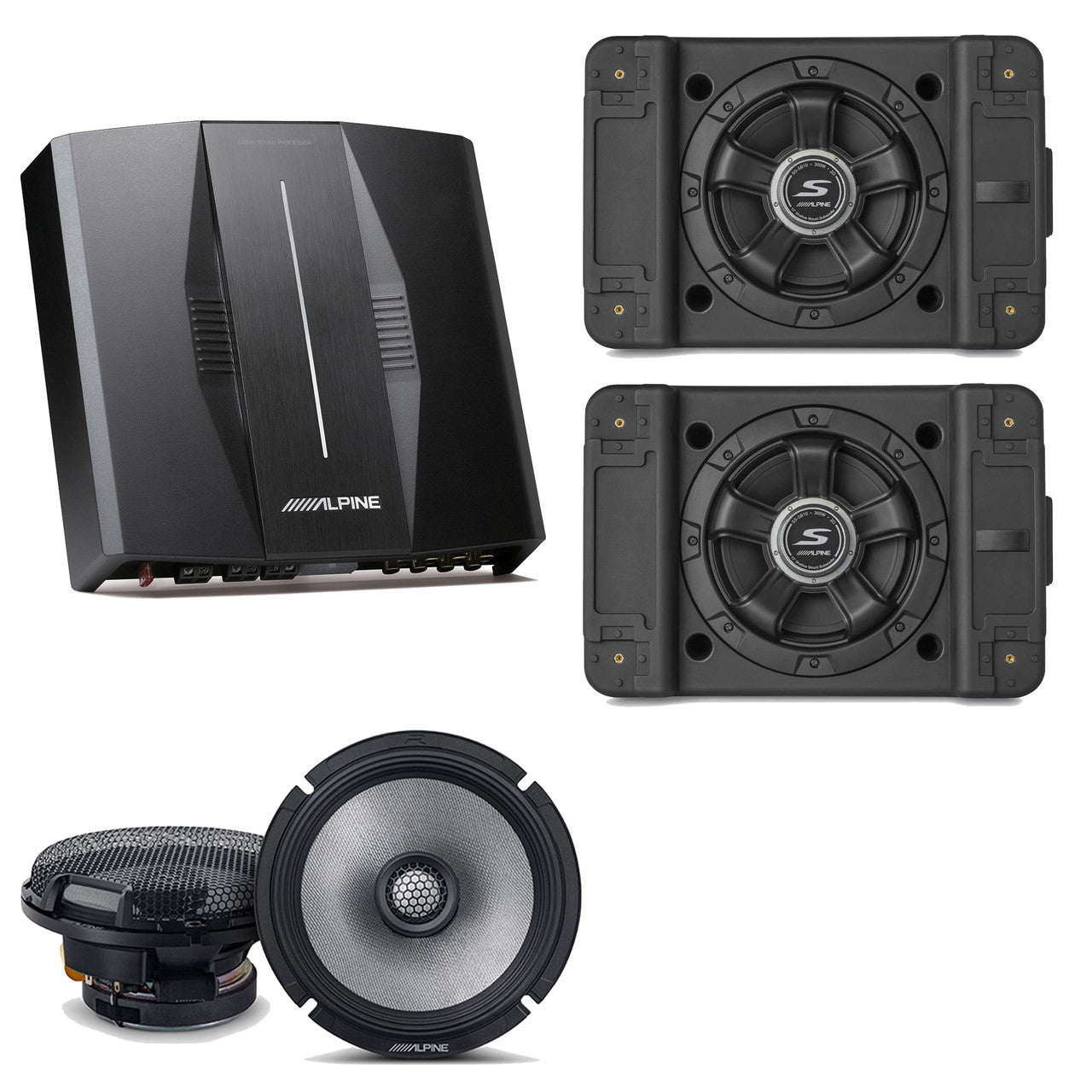 Alpine PXE-C80-88 OPTIM8 8-Channel Hi-Res Digital Sound Processor Ampl ...