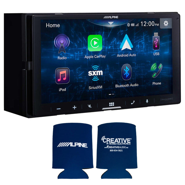 Alpine iLX-W670 Digital Multimedia Receiver & 2 Pairs Alpine S2-S40C T ...