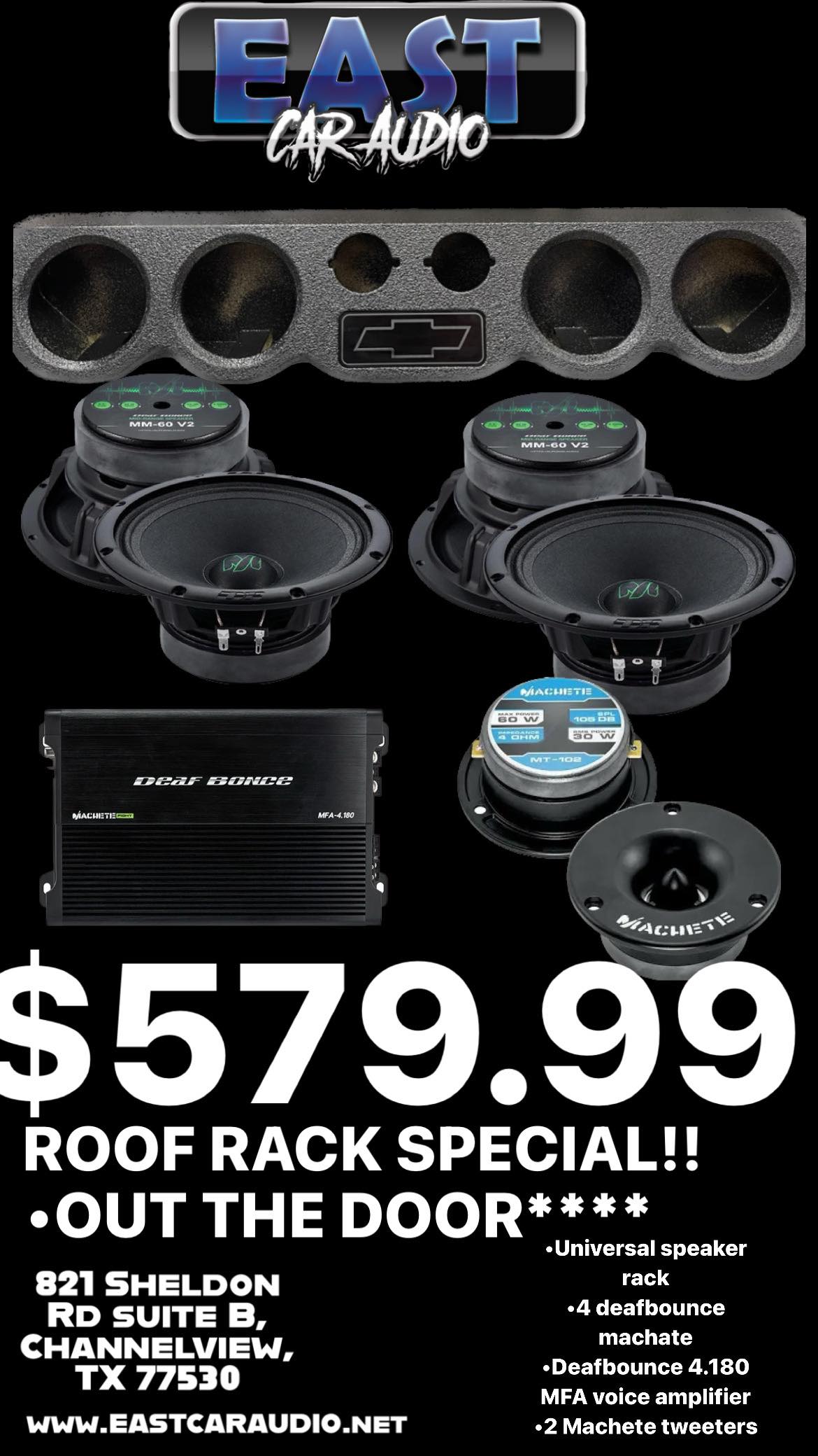 ROOF RACK Combo for Chevy. GMC, Ford or Ram Single Cab, EXT Cab and Cr ...