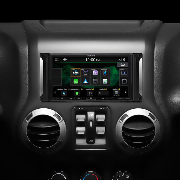 Alpine i407-WRA-JK 7-Inch Restyle Dash System Compatible with Apple Ca ...