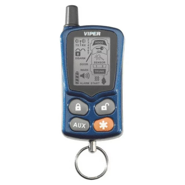 Viper 7756V 2-Way LCD Car Alarm Replacement Remote & Transmitter – Fits 3606V, 3706V, 5606V Series