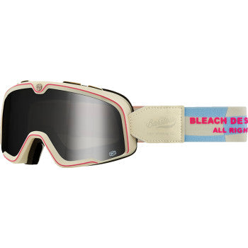 100% Barstow Goggle - Bleach Design Works - Silver Mirror 50000-00020 ...