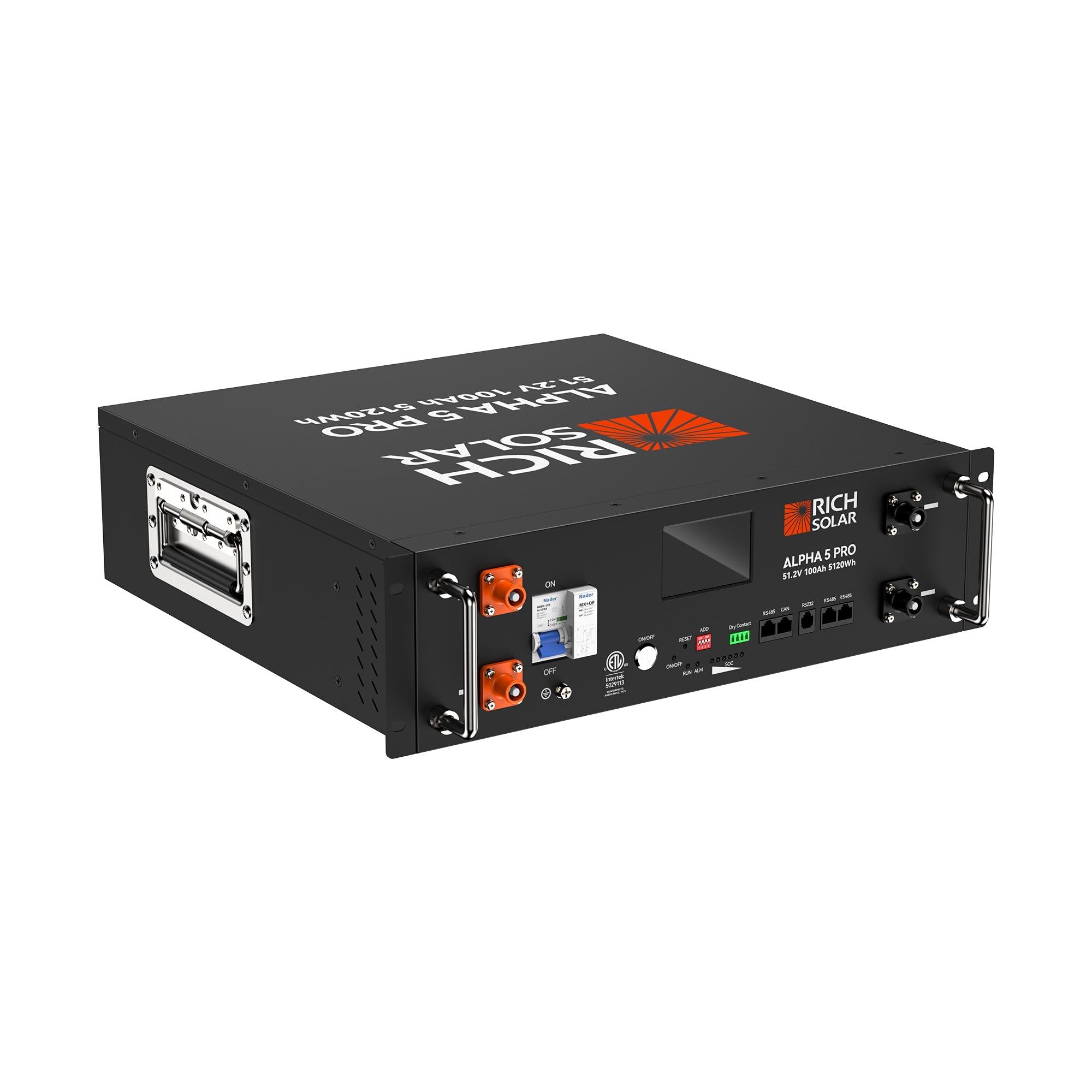 Alpha Make Battery Rack ALPHA 5 PRO | 51.2V 100Ah LiFePO4 Battery | Premium 48V Server Rack Li ...