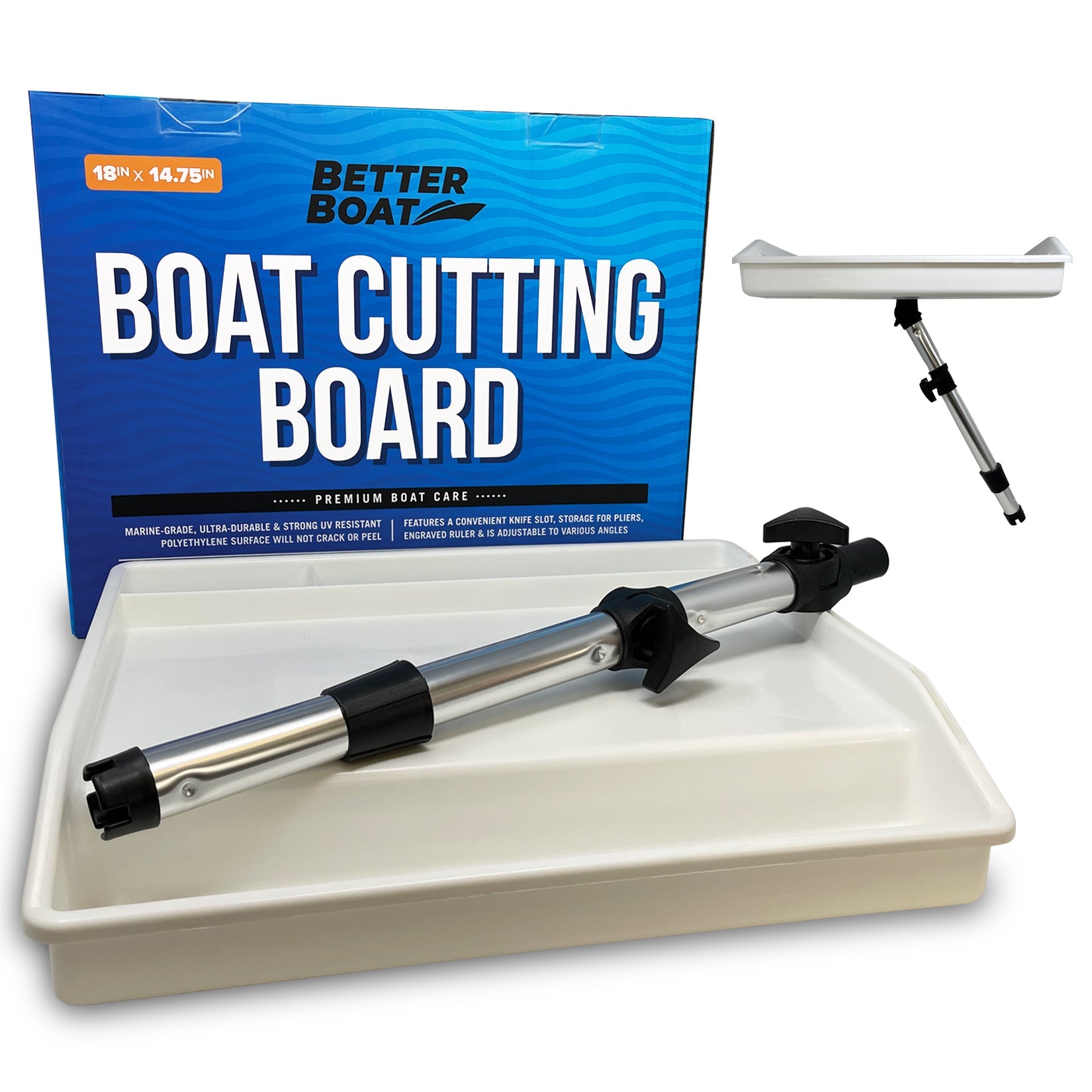 bonar fish box cutting board 48"x19" Big Outdoor The BOXIO CUTTING BOARD is the perfect addition to your camping gear fat fish designz Boat Cutting