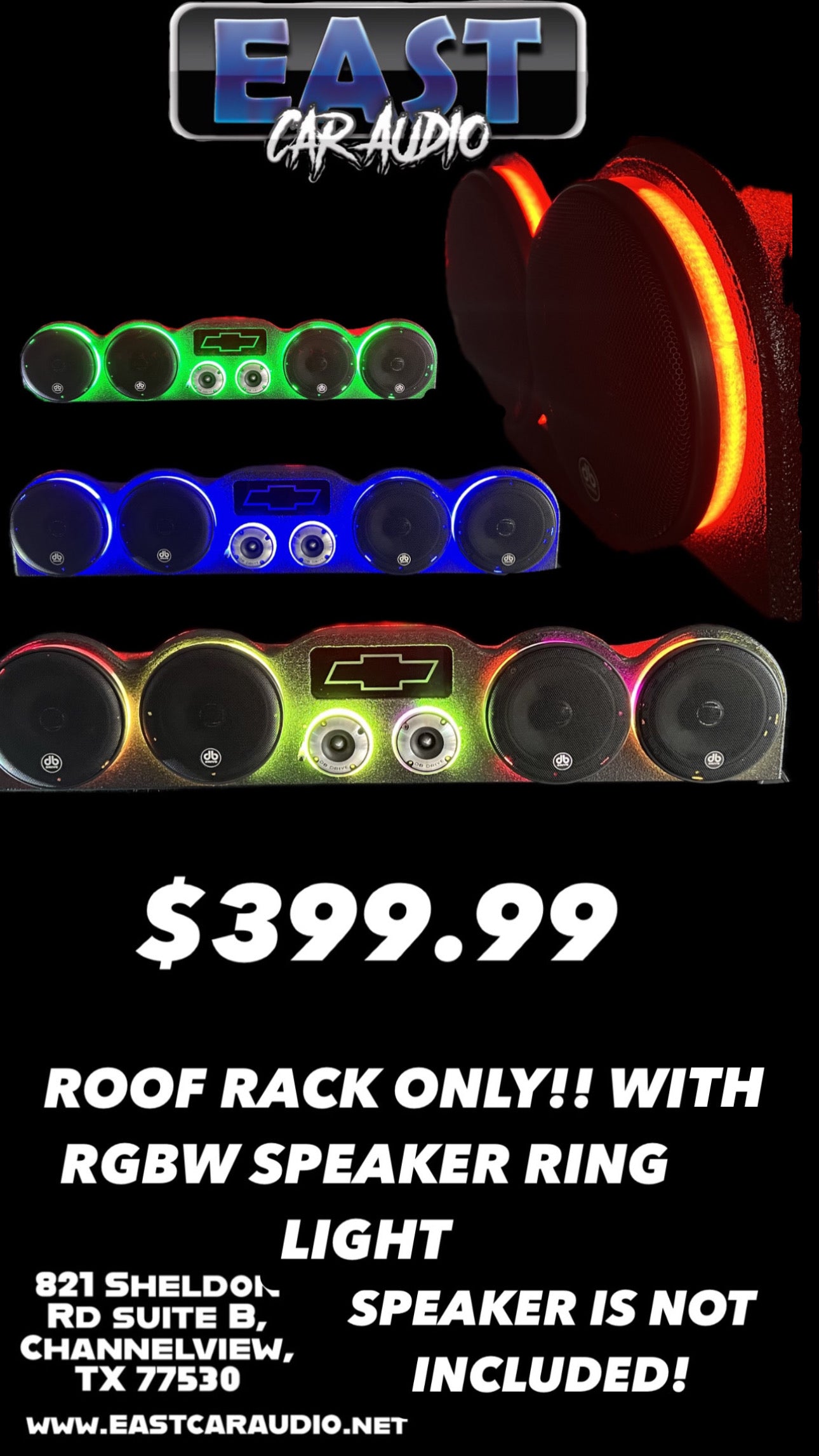 ROOF RACK Combo for Chevy. GMC, Ford or Ram Single Cab, EXT Cab and Cr ...