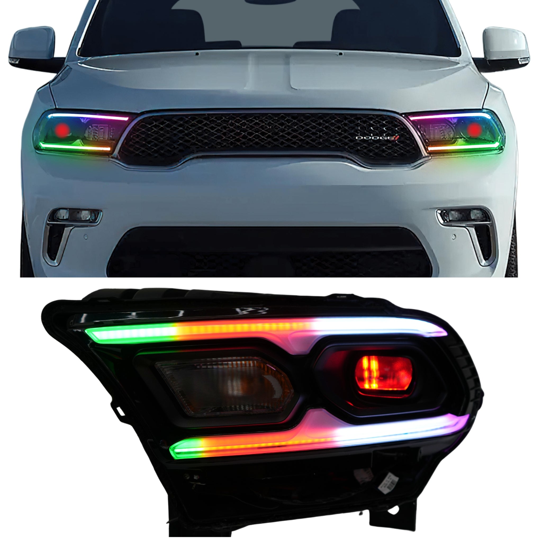 Dodge Durango Multicolor Flow DRL Kit (2021-2026) – East Car Audio