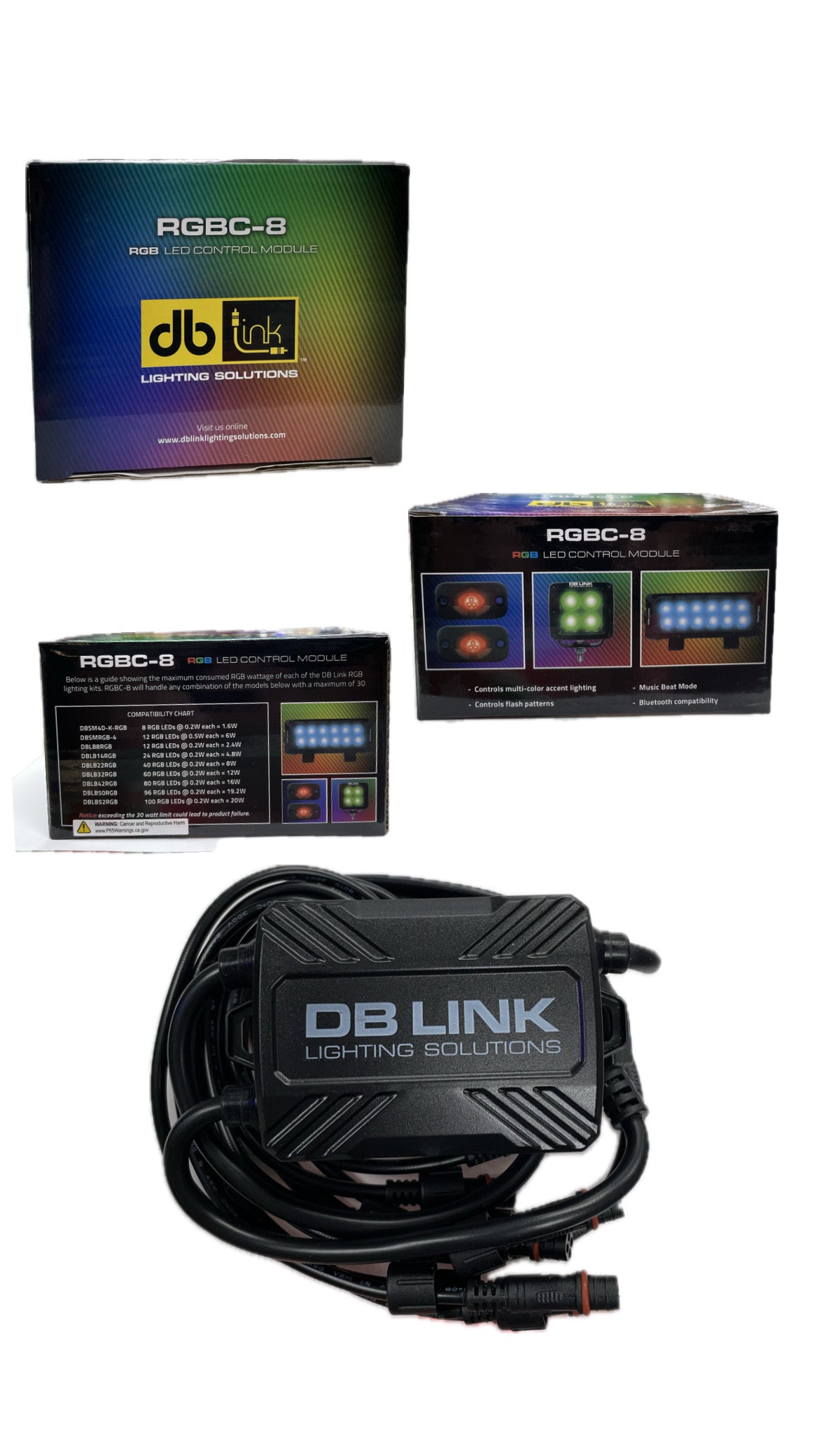 db drive RGBC-8, Eight Output Bluetooth RGB Controller. Made to work w ...