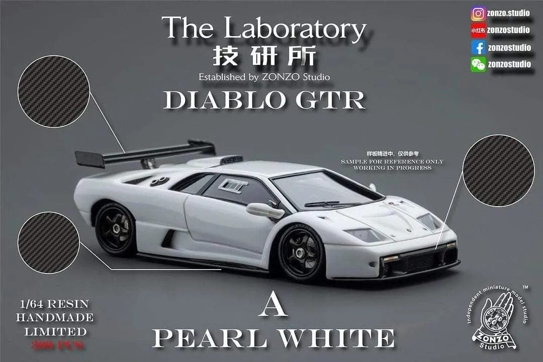 Pre-Order) The Laboratory Lamborghini Diablo GT-R Established by