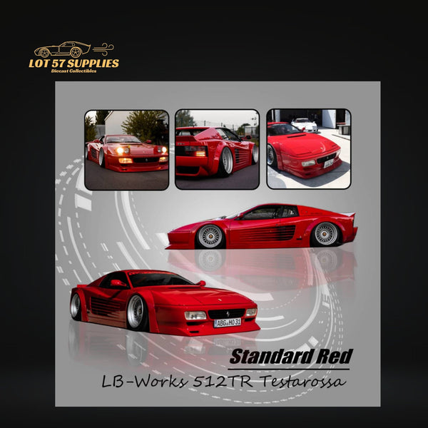(Pre-Order) Star Model Testarossa 512TR LB-Works Wide Body Modified Re ...