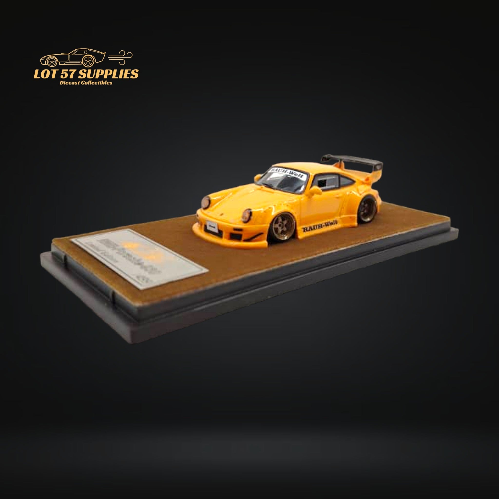PORSCHE RWB 930 Modello Statico QiDian 1:64 Con GT Wing Nero – Edizione Da Collezione - Foto 2