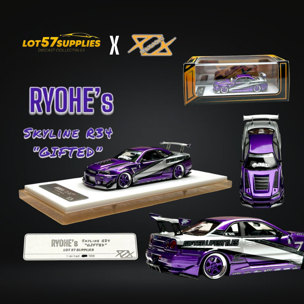 Error404 X LOT 57 Exclusive RYOHE's Skyline R34 