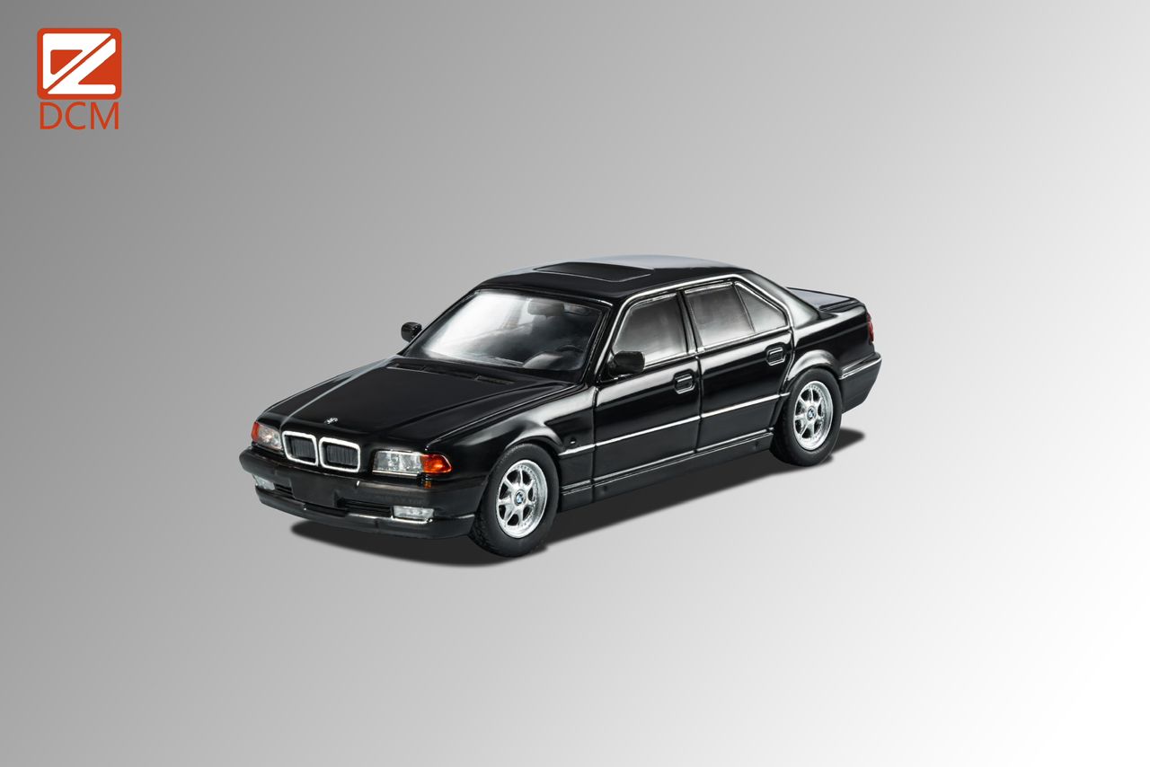 【新品】AR Box 1/64 BMW 7シリーズ Mk3 E38 750iL Pre-Order) DCM BMW E38 740iL 7-Series in Black 1:64 – East