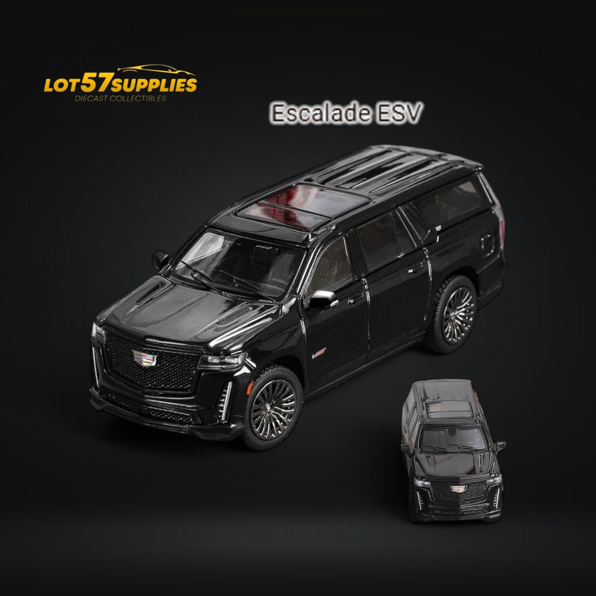 Shadow Pro Cadillac Escalade ESV in Black 1:64 KS-057-471 – East