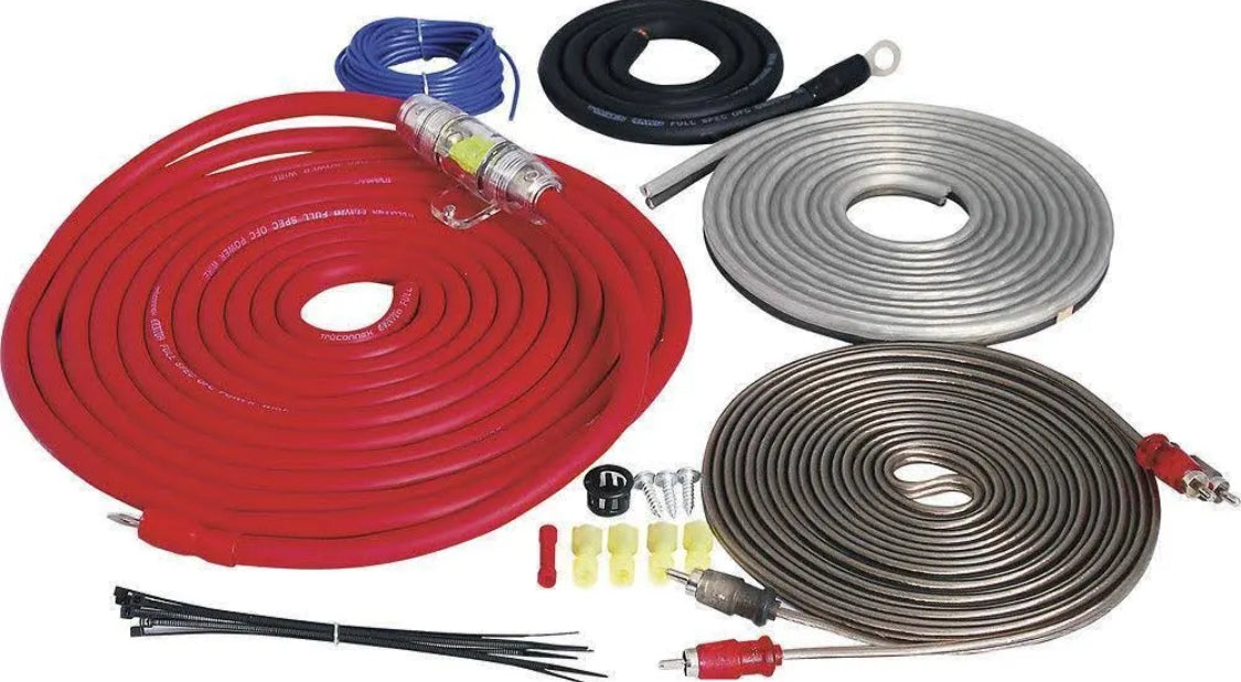 Amplifier Complete Set Metra - 4 Guage OFC Complete Amp Kit. Truconnex TC5KIT-4 - 1400W – East ...