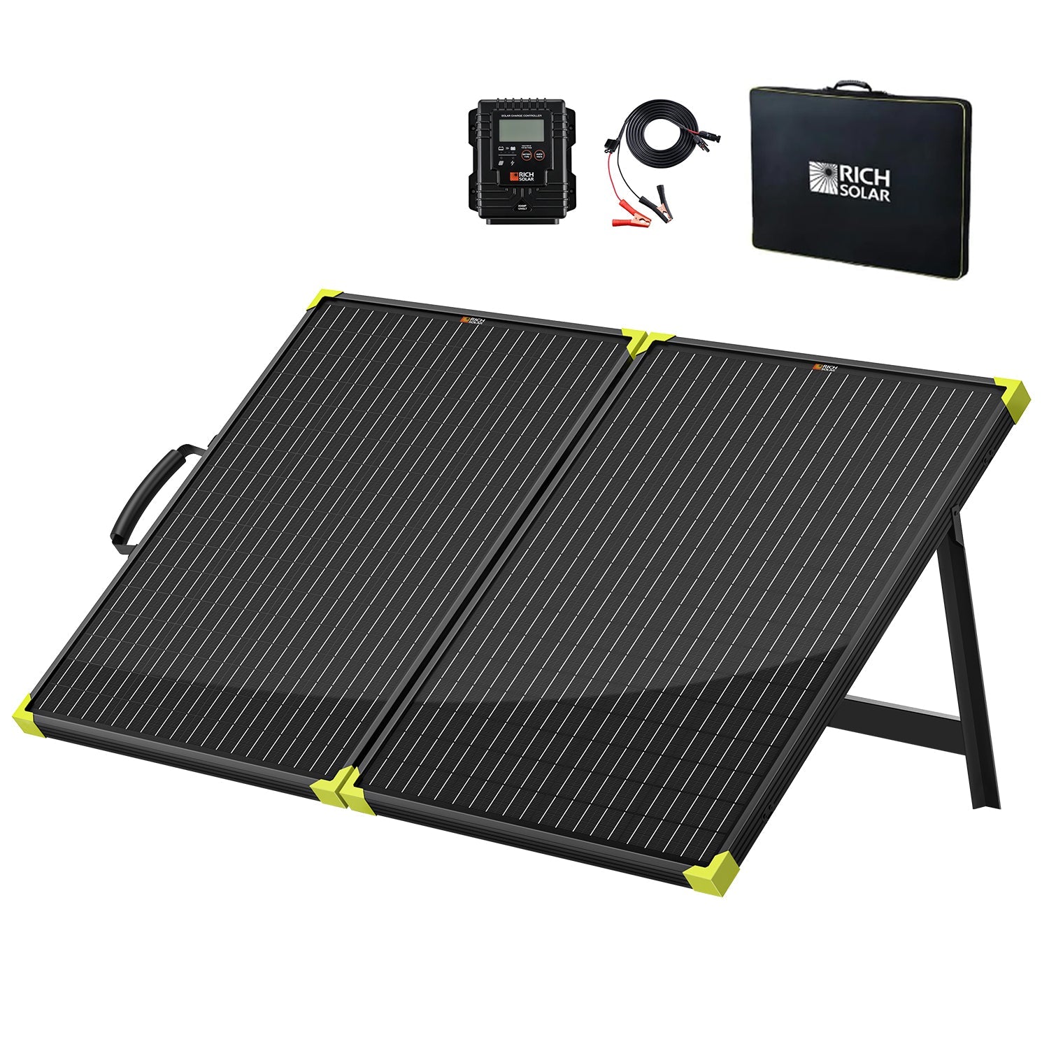 MEGA 200 Portable Briefcase Solar Panel | 200 Watt Portable Solar Pane ...