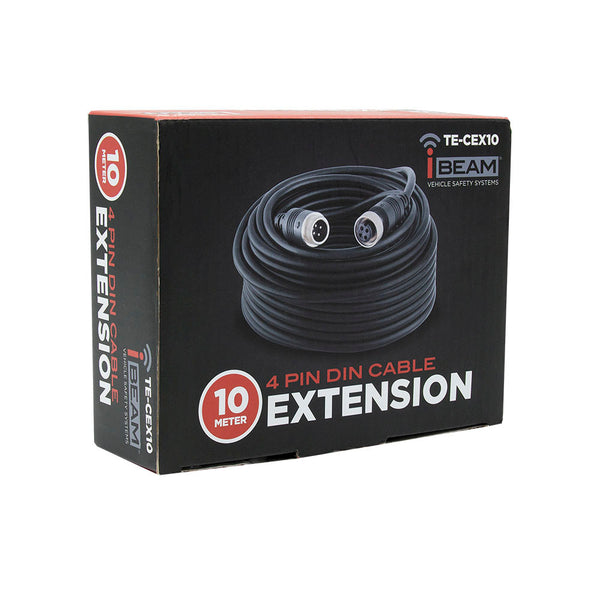 iBeam TE-CEX10 Commercial 4-Pin Din 10 Meter Extension Cable – East Car ...