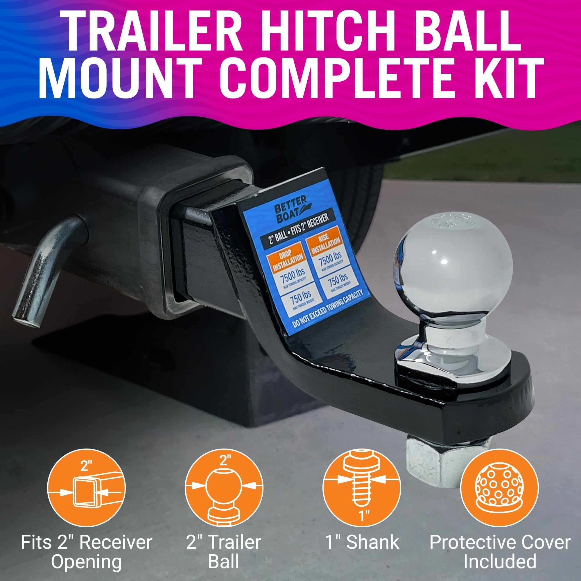 Weigh Safe 180 Hitch - 8" Adjustable Trailer Hitch Ball Mount for 2" Receiver w/ Stainless Steel Balls, 12,500 lbs GTW LTB8-2 - The Home Depot Weigh Safe 180 Hitch - 8" Adjustable Trailer Hitch Ball Mount for 2" Receiver w/ Stainless Steel Balls, 12,500 lbs GTW LTB8-2 - The Home Depot