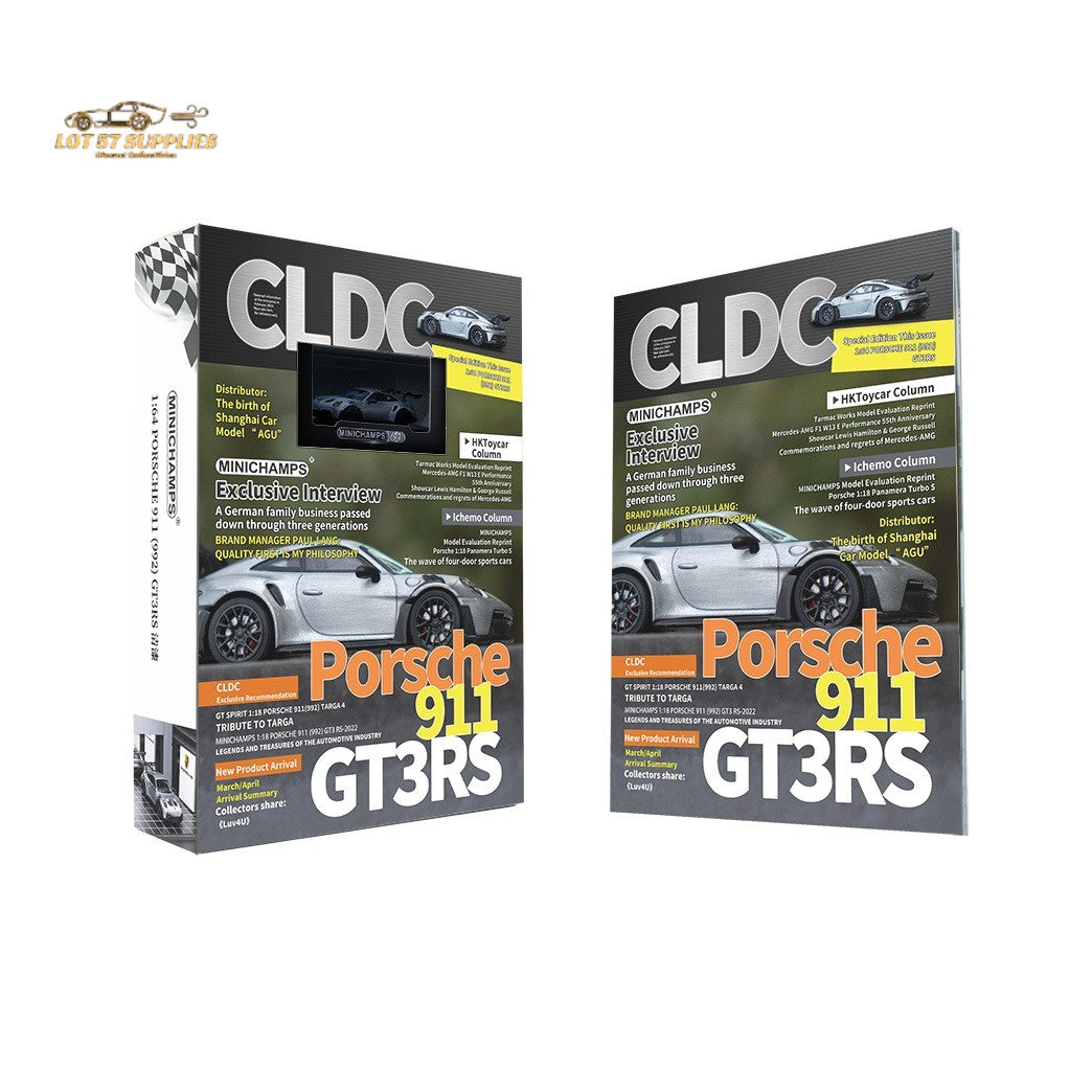 Minichamps X CLDC Exclusive Porsche 911 GT3 RS in Raw Silver