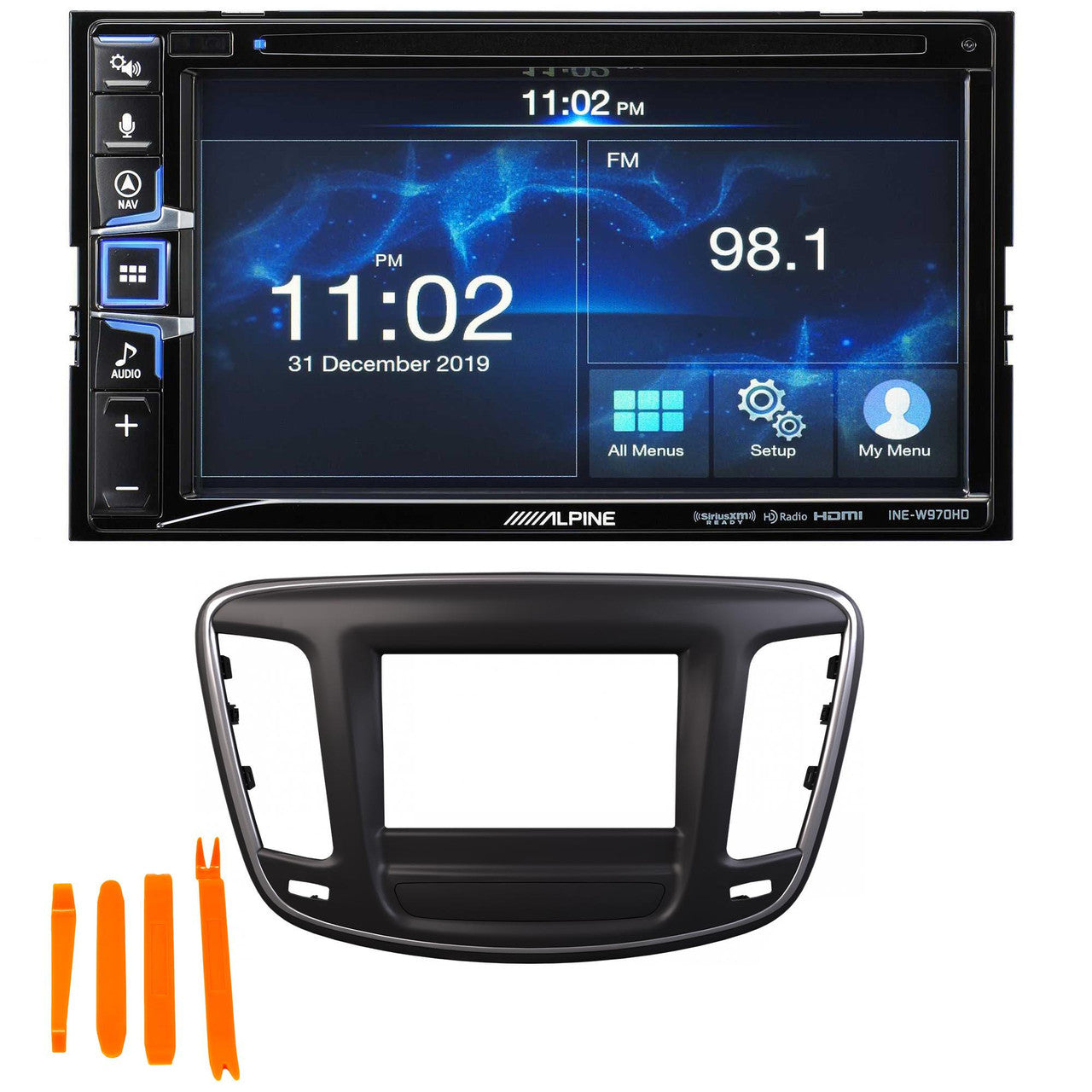 Alpine Bundle- 6.5-Inch Nav Receiver and iDatalink KIT-C200 2015-17 Ch ...