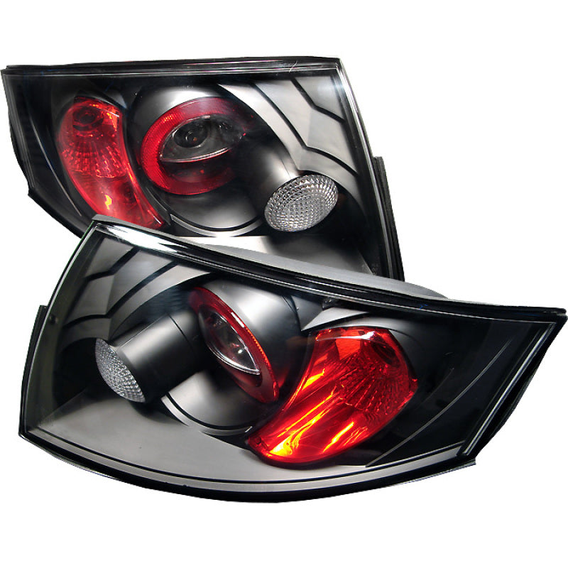 ㊺新品未使用　Spyder 00-06 Euro Tail Lights Blk Spyder Audi TT 00-06 Euro Style Tail Lights Black ALT-YD-ATT99-BK