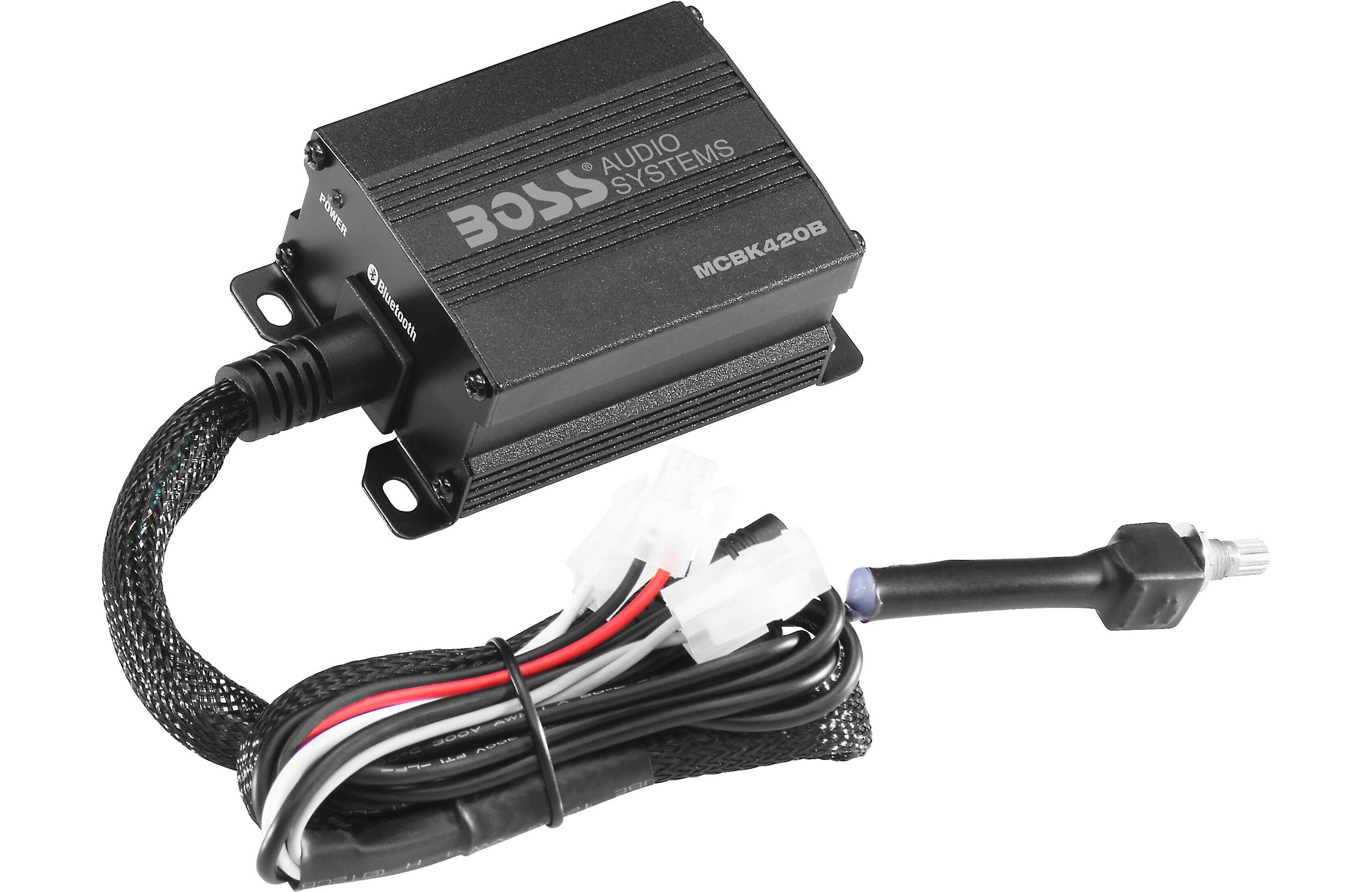 BOSS Audio MCBK420B – Sistema Altoparlanti Bluetooth Per ATV/Moto, 3″ Full Range, Amplificatore Classe D, Impermeabile