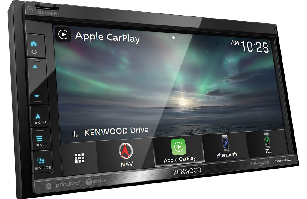 64。KENWOOD MDV-M807HDW Kenwood DNR476S 6.75″ Receiver w/ CarPlay & Android Auto – East