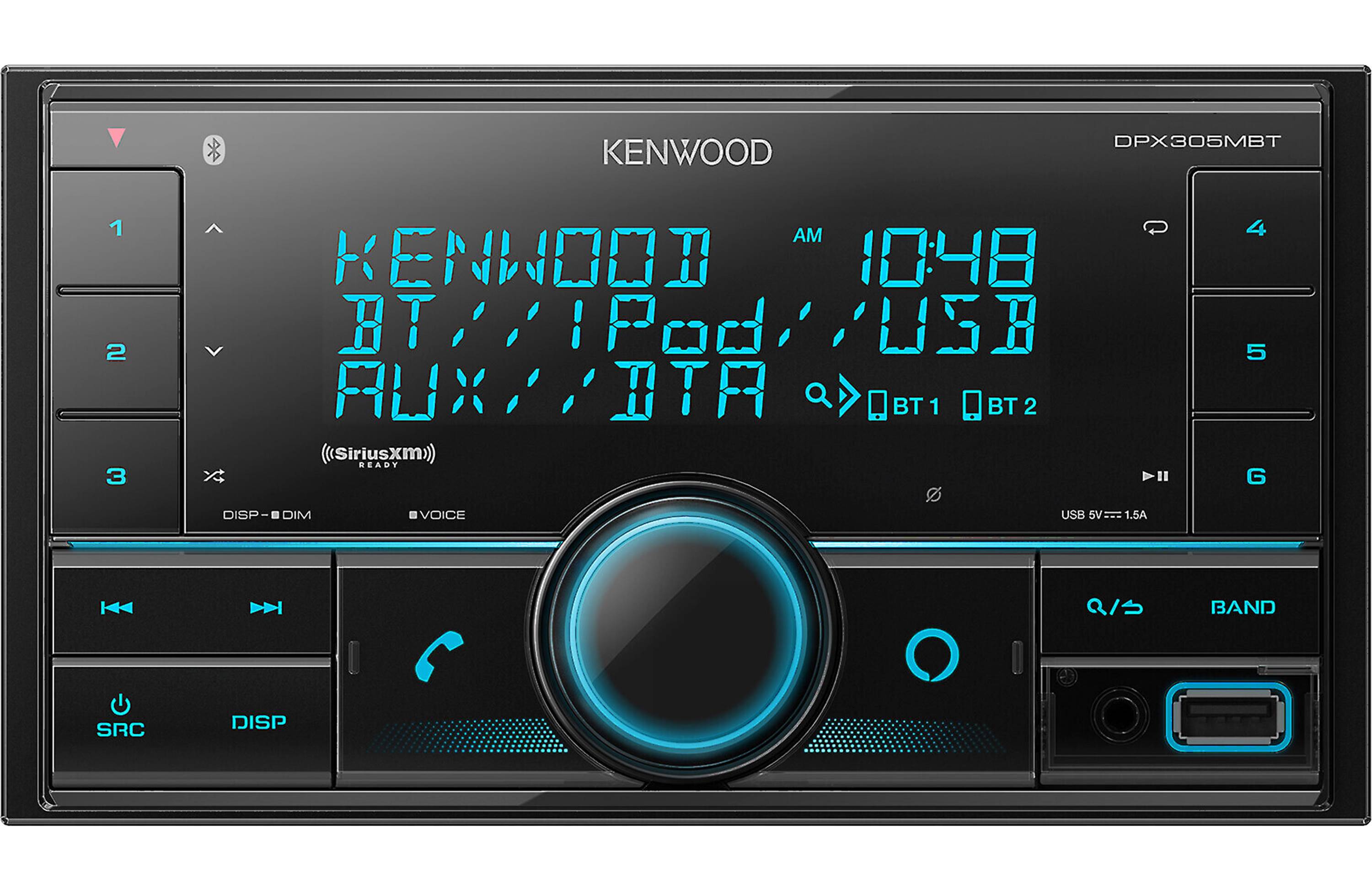 Kenwood DPX305MBT Multimedia Receiver w/ USB, BT & Aux – East Car