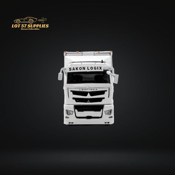 (Pre-Order) GCD x LWBK Mitsubishi Fuso Super Great LBWK White Truck 1 ...