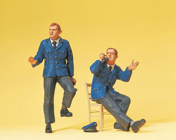 Preiser 45125 G Scale Railway Workers -- Signal Box Workers with Chair ...