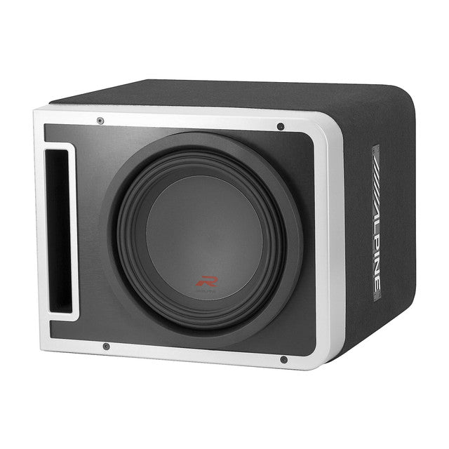 Alpine R-SB10V Pre-Loaded R-Series 10-inch Subwoofer Enclosure, S-A60M ...