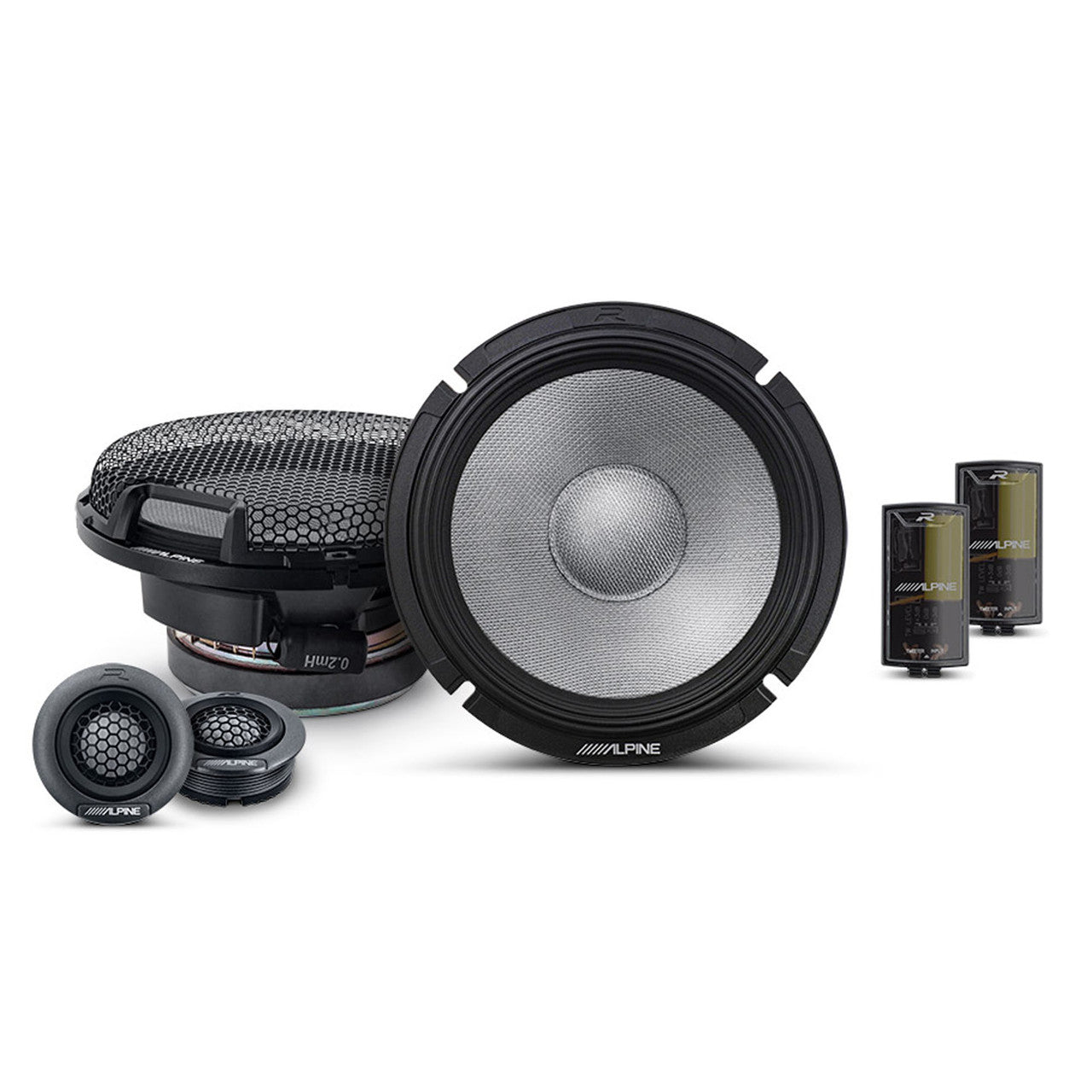 Alpine KTA-450 4 Ch.Power Pack Amp w/ R2-S65C & S2-S68 Speakers – East ...