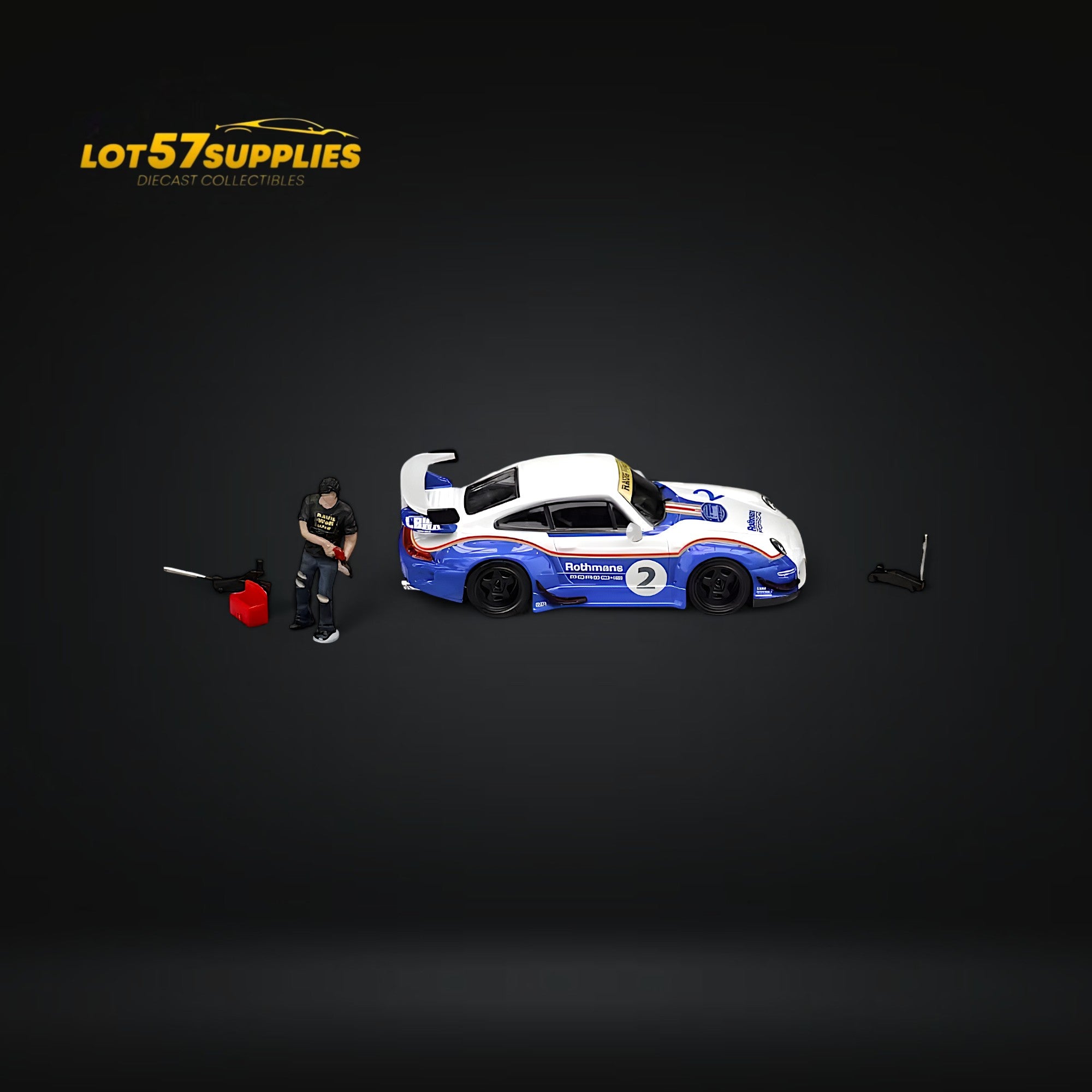 Star Model Porsche RWB 993 Rothmans Livery With Figure 1:64 – East Car ...