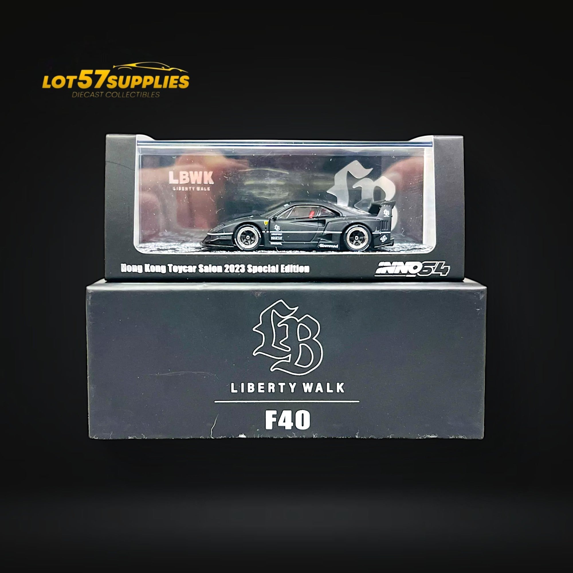 Inno64 Ferrari F40 LBWK HONG KONG TOYCAR SALON 2023 SPECIAL
