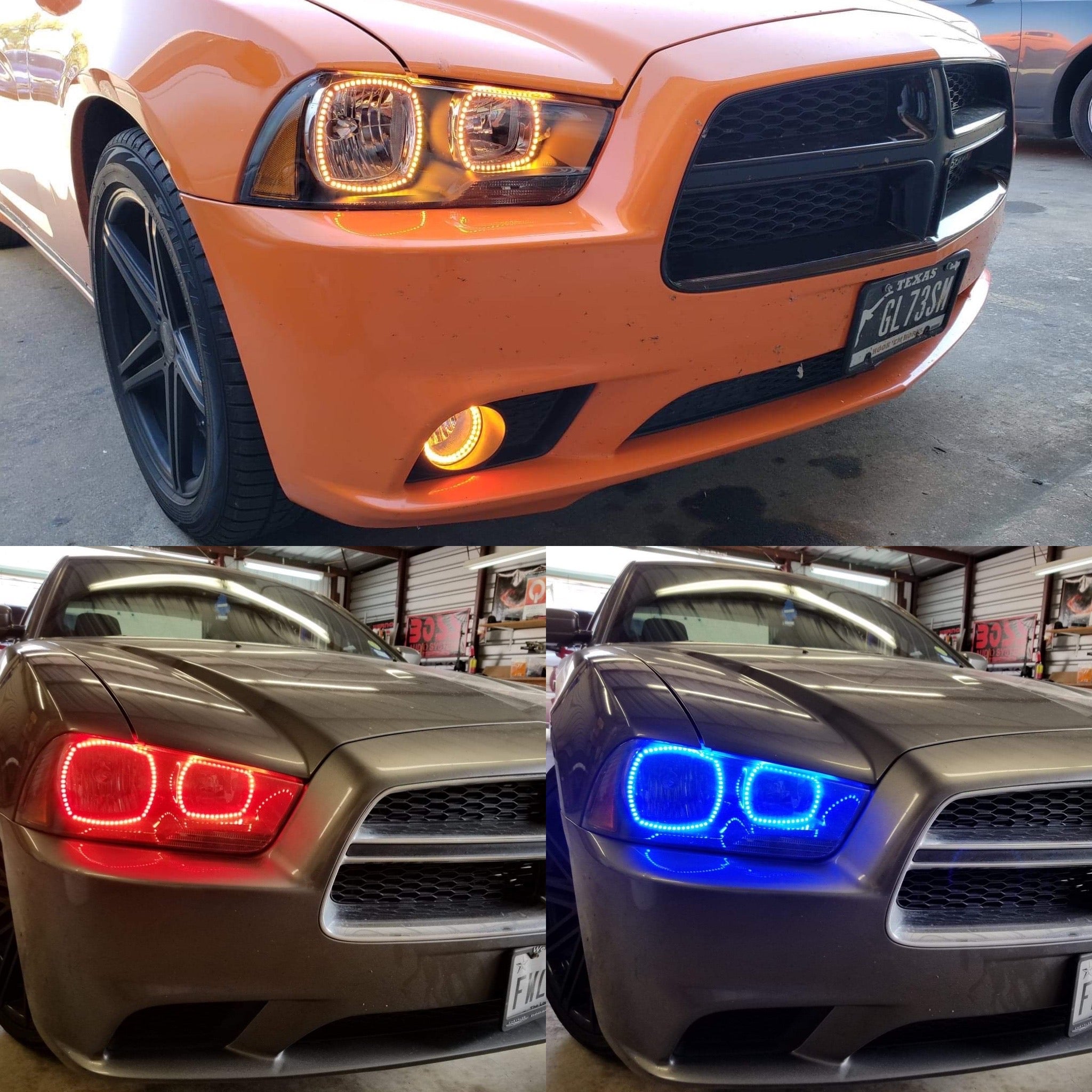 2014 Dodge Charger Fog Lights 2011-2014 Dodge Charger LED Headlight Halo Kit 2014 Dodge Charger Fog Lights 2011-2014 Dodge Charger LED Headlight Halo Kit