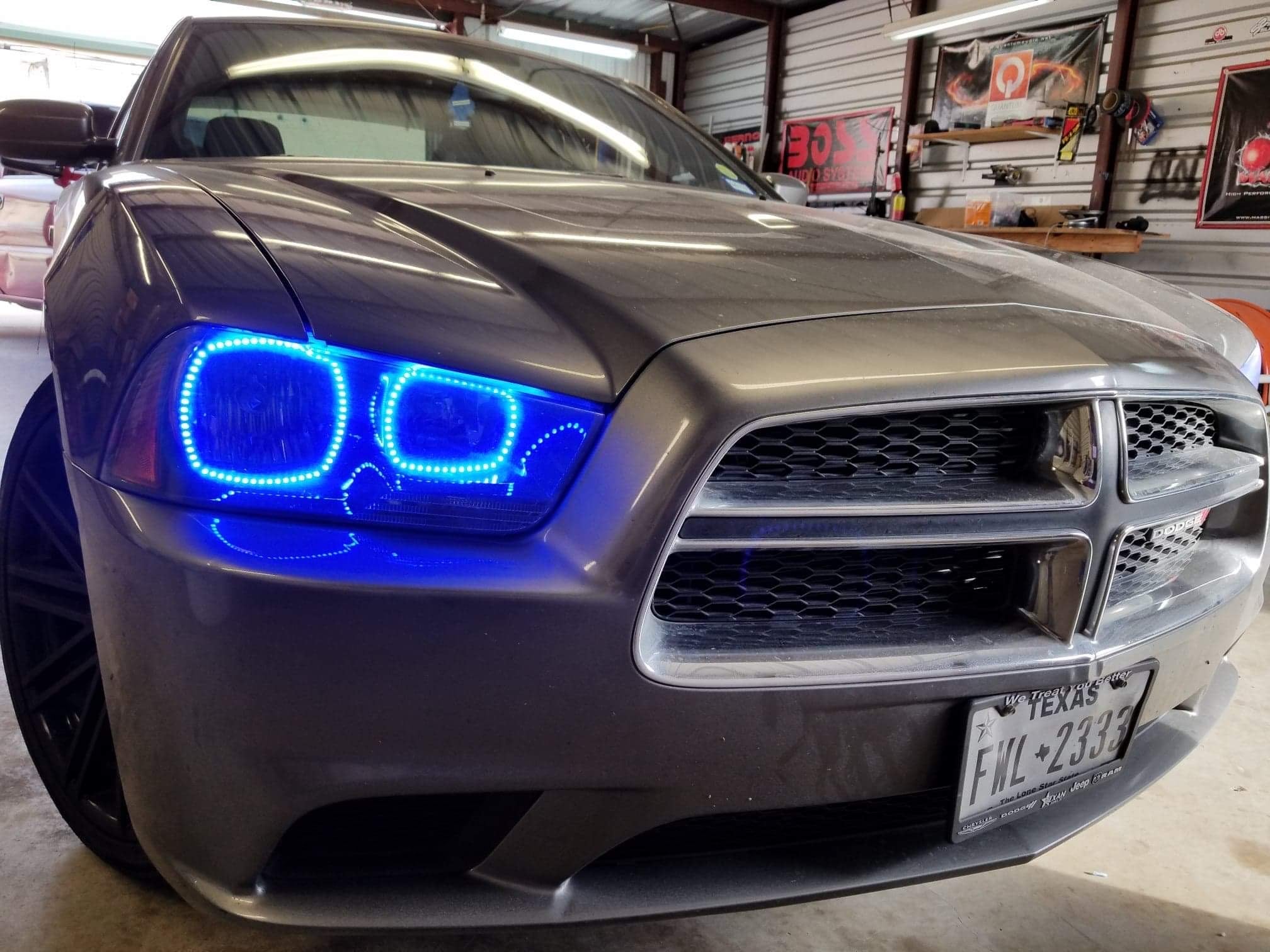 For 2011-14 Dodge Charger Black Housing Headlights Halogen Headlamp For 2011-14 Dodge Charger Black Housing Headlights Halogen Headlamp