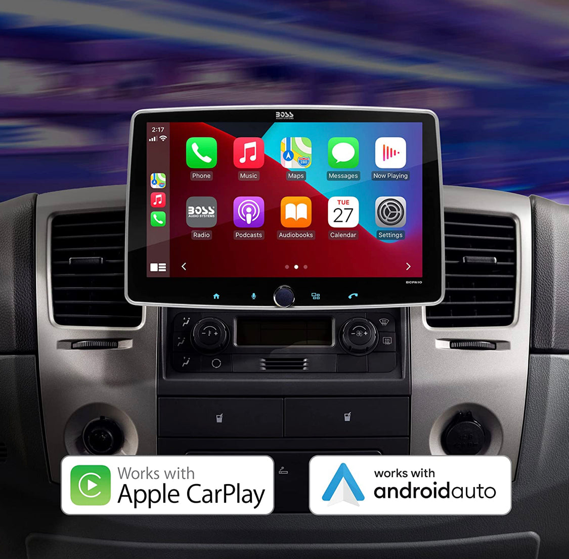 Wireless Apple CarPlay Highlights BOSS Audio's New Stereos- The